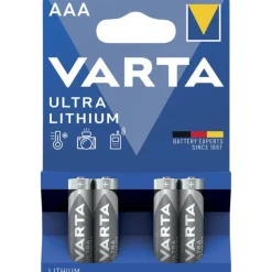 VARTA PILE AAA 1,5V X4> Piles Et Batteries·Piles|Éclairage·