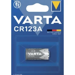 VARTA PILE CR123 1430MAH 3V X1> Piles Et Batteries·Piles|Éclairage·