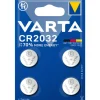 VARTA PILE CR2032 3V X4> Piles Et Batteries·Piles|Éclairage·
