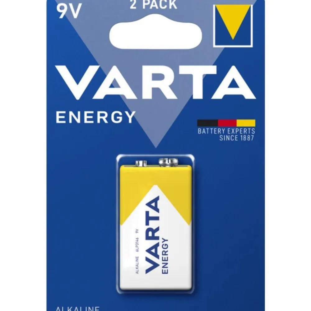 VARTA PILE 6LR61 9V ENERGY X1> Piles Et Batteries·Piles|Éclairage·