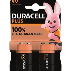 DURACELL PILE 9V 100% + X2> Piles Et Batteries·Piles|Éclairage·