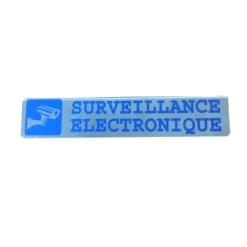 KROMA PLAQUE ALU ADHESIVE SOUS VIDEO SURV> Panneaux Signalétiques·Panneaux Signalétiques Divers|Panneaux Signalétiques·Panneaux Signalétiques Divers
