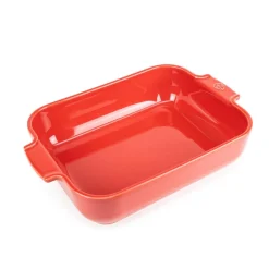 PEUGEOT SAVEURS PLAT FOUR RECTANGULAIRE 32CM ROUGE> Ustensiles Cuisine Et Plats De Cuisson·Plats À Four