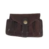 TERZEO CHASSEURS POCHETTE 5 BALLES LISSE CROUTE CUIR> Rangement Des Munitions·Cartouchières Munitions Rayées