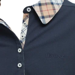 BARBOUR POLO FEMME MALVERN NAVY><noscript><img width=