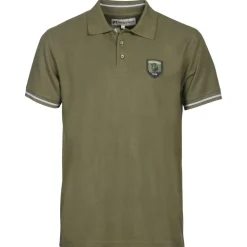 PERCUSSION POLO HOMME MANCHES COURTES SANGLIER>Homme Polos De Chasse·Polos À Manches Courtes