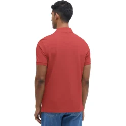 BARBOUR POLO TARTAN RED SPICE>Homme Vêtements Barbour·Polos Barbour