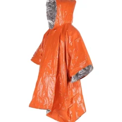 CAO PONCHO DE SURVIE RÉUTILISABLE ORANGE OU KAKI> Activités De Plein Air Et Bivouac·Ponchos De Randonnée