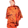 TREELAND PONCHO LONG CAMO ORANGE>Homme Vêtements & Accessoires Blaze·Vestes Imperméables Epi Orange Fluo