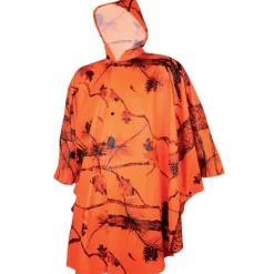 TREELAND PONCHO LONG CAMO ORANGE>Homme Vêtements & Accessoires Blaze·Vestes Imperméables Epi Orange Fluo