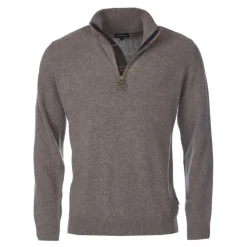 BARBOUR PULL COL ZIPPE HOLDEN MILITARY>Homme Vêtements Barbour·Pulls Barbour