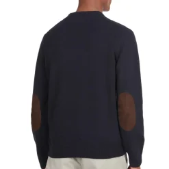 BARBOUR PULL ESSENTIAL PATCH NAVY><noscript><img width=