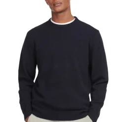 BARBOUR PULL ESSENTIAL PATCH NAVY><noscript><img width=
