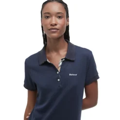 BARBOUR ROBE POLO DRESS NAVY BICOLORE><noscript><img width=