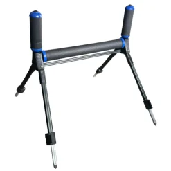 TERZEO PÊCHEURS ROULEAU A DEBOITER 4 PIEDS 40CM> Supports Canne Au Coup·Rouleaux À Déboîter