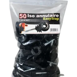 LACME SACHET ISOLATEUR ANNULAIRE X50> Isolateurs De Clôture·Isolateurs Fil Et Cordelette Pour Piquets Bois|Isolateurs De Clôture·Isolateurs Fil Et Cordelette Pour Piquets Bois