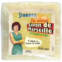 STARWAX THE FABULOUS SAVON DE MARSEILLE HUILE DOLIVE 300G> Savons De Marseille·Savons De Marseille