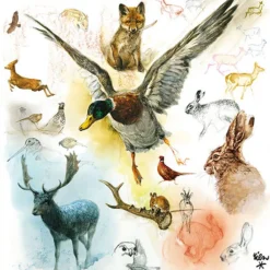 AMBIENTE SERVIETTE ANIMAUX DE LA FORET> Art De La Table Et Vaisselle·Serviettes Papier Et Toiles Cirées