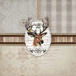 AMBIENTE SERVIETTE CERF SAUVAGE> Art De La Table Et Vaisselle·Serviettes Papier Et Toiles Cirées