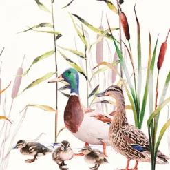 AMBIENTE SERVIETTE COUPLE DE CANARDS> Art De La Table Et Vaisselle·Serviettes Papier Et Toiles Cirées