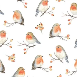 AMBIENTE SERVIETTE FAMILLE D'OISEAUX> Art De La Table Et Vaisselle·Serviettes Papier Et Toiles Cirées