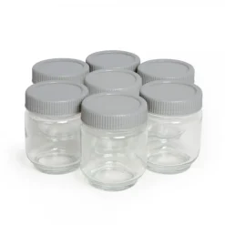 LIVOO SET DE 7 POTS DE YAOURT> Faire Ses Produits Laitiers·Pots À Yaourts