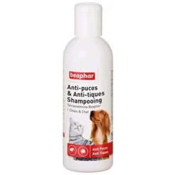 BEAPHAR SHAMPOING ANTI-PUCE/TIQUE CHAT CHIE> Antiparasitaires·Shampoings Antiparasitaires Insecticides