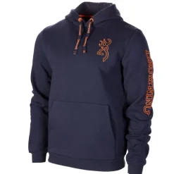 BROWNING SWEAT CAPUCHE SNAPSHOT BLEU>Homme Pulls & Sweats De Chasse·Sweats