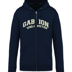 GABION UNLIMITED SWEAT FULL ZIP MARINE>Homme Vêtements & Accessoires Gabion Unlimited·Sweats Gabion Unlimited