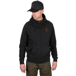 FOX SWEAT NOIR ORANGE> Vêtements Pêche De La Carpe·Vêtements Fox