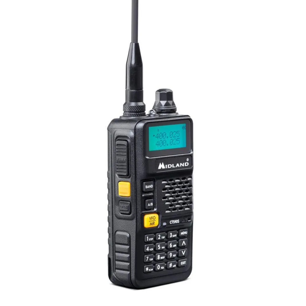 MIDLAND TALKIE WALKIE BI BANDE CT590 S NOIR> Talkie-Walkie·Talkies-Walkies À Fréquences|Talkie-Walkie·Talkies-Walkies À Fréquences
