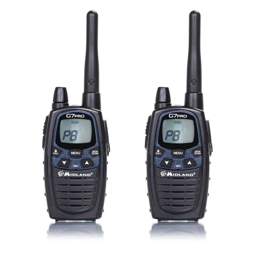 MIDLAND TALKIE WALKIE G7 PRO NOIR X2> Talkie-Walkie·Talkies-Walkies À Canaux|Talkie-Walkie·Talkies-Walkies À Canaux