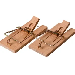 LUCIFER TAPETTE SOURIS EN BOIS X2> Lutte Contre Les Rongeurs·Nasses Et Tapettes Rongeurs