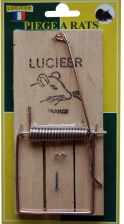 LUCIFER TAPETTES A RATS EN BOIS> Lutte Contre Les Rongeurs·Nasses Et Tapettes Rongeurs
