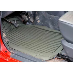 HV DVPT TAPIS VOITURE AVANT ARTIC KAKI X2> Protection De La Voiture·Tapis De Sol Voiture