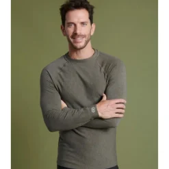 DAMARTSPORT TEE SHIRT COL ROND COMFORT 4 KAKI>Homme Sous-Vêtements Thermiques·Sous-Pulls Thermiques Homme