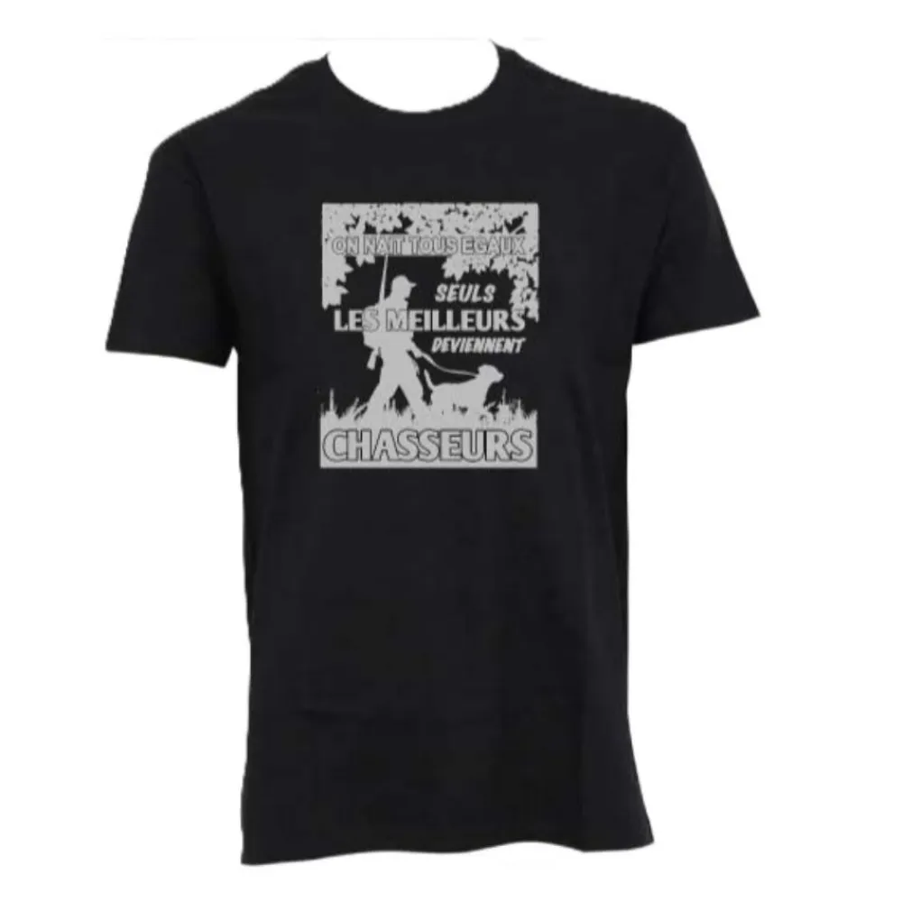 BARTAVEL TEE SHIRT EGAUX CHASSEURS NOIR>Homme T-Shirts De Chasse·T-Shirts À Manches Courtes