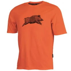 TREELAND TEE SHIRT FEMME SANGLIER ORANGE>Femme Vêtements De Chasse·T-Shirts Femme
