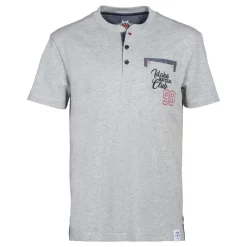IDAHO TEE SHIRT HOMME NAUTICAL CLUB GRIS CHINE>Homme T-Shirts·T-Shirts À Manches Courtes