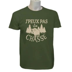 BARTAVEL TEE SHIRT JPP CHASSE SANGLIER KAKI>Homme T-Shirts De Chasse·T-Shirts À Manches Courtes
