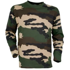 PERCUSSION TEE SHIRT MANCHES LONGUES CAMOUFLAGE CE>Homme Vêtements Militaires·T-Shirts Militaires