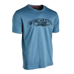 WINCHESTER TEE SHIRT VERMONT BLUE>Homme T-Shirts De Chasse·T-Shirts À Manches Courtes