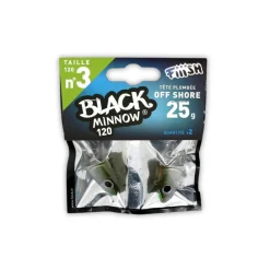 FIIISH TETE PLOMBEE BM120 OFF S 25GR X2> Leurres Souples Carnassiers·Leurres Souples Fiiish