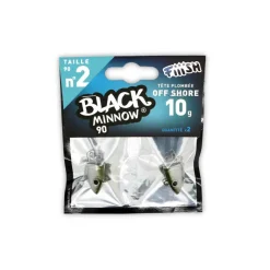 FIIISH TETE PLOMBEE BM90 OFF SHORE 10GR X2> Leurres Souples Carnassiers·Leurres Souples Fiiish