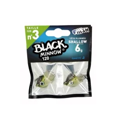 FIIISH TETE PLOMBEE BM120 SHALLOW 6GR X2> Leurres Souples Carnassiers·Leurres Souples Fiiish