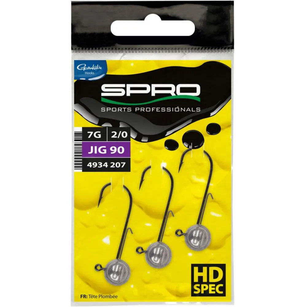 SPRO TETE PLOMBEE HD 90 10G> Tetes Plombées Et Accessoires Leurres·Têtes Plombées Eau Douce