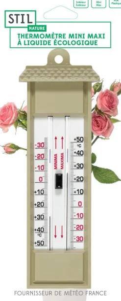 STIL THERMOMETRE MINI MAXI PLASTIQUE> Météo·Thermomètres