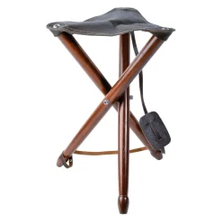 TERZEO CHASSEURS TREPIED BOIS SIEGE CUIR TS> Sièges De Chasse·Trépieds De Poste