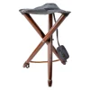 TERZEO CHASSEURS TREPIED BOIS SIEGE CUIR TL> Sièges De Chasse·Trépieds De Poste