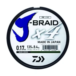 DAIWA TRESSE JBRAID 4B JAUNE 135M> Fils Et Tresses Carnassiers·Tresses Carnassiers
